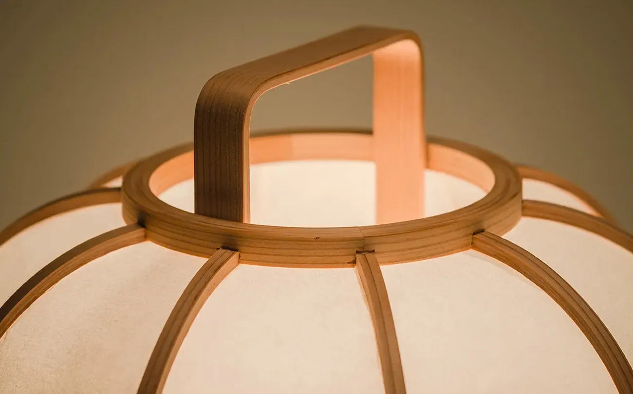 Andon Snow Cave Tripod Lamp - Small-Japan-Best.net-Japan-Best.net