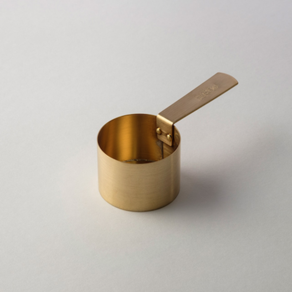 KAIKADO Coffee Caddy handle with coffee scoop Tin 200g-Japan-Best.net-Japan-Best.net