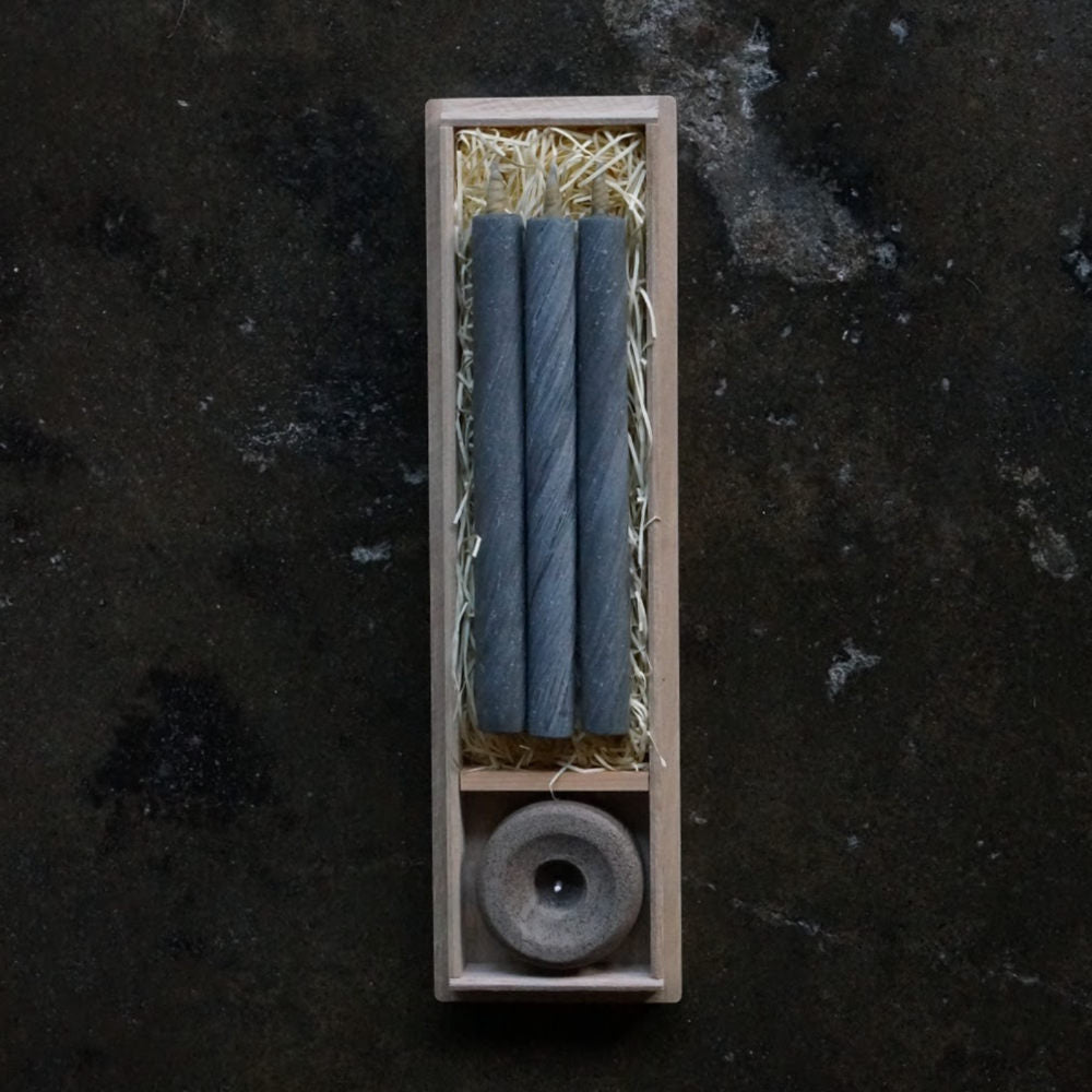 Cosmic Hemp & Charcoal "Warosoku" Candle-Warosoku Candle-Japan-Best.net-Hemp & Charcoal - Paper Box-Japan-Best.net