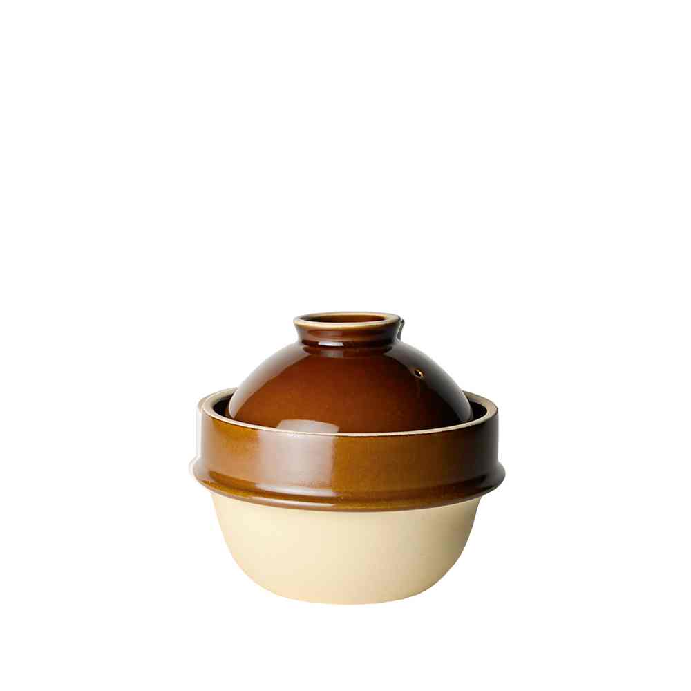 Donabe Rice Cooker - 2 sizes / 3 colours-Japan-Best.net-Small-Caramel-Japan-Best.net