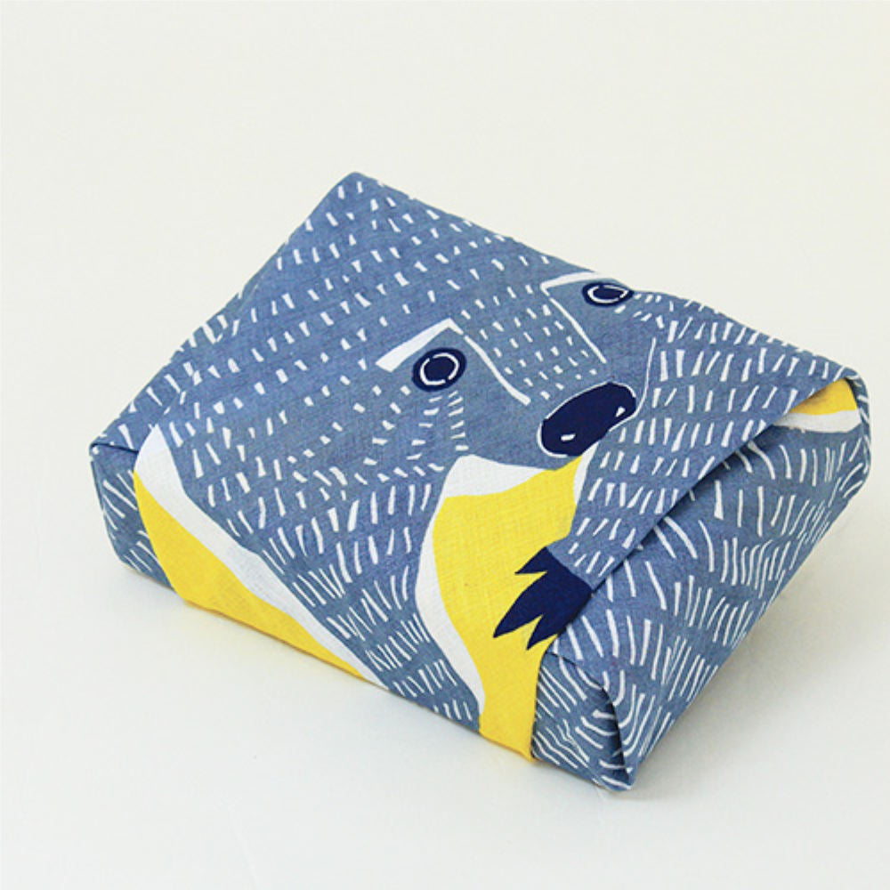 Furoshiki - Bear & BIrd-www.Japan-Best.net-Japan-Best.net