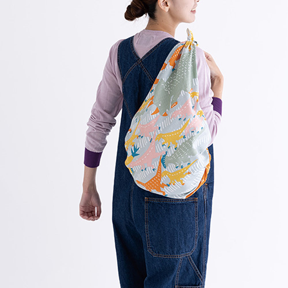 Furoshiki - Dinosaur Blue Gray-www.Japan-Best.net-Japan-Best.net