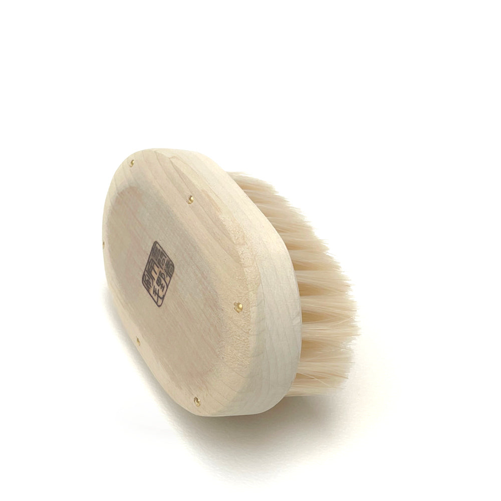 Handmade Body Brush-Japan-Best.net-Soft Oval Body Brush-Japan-Best.net