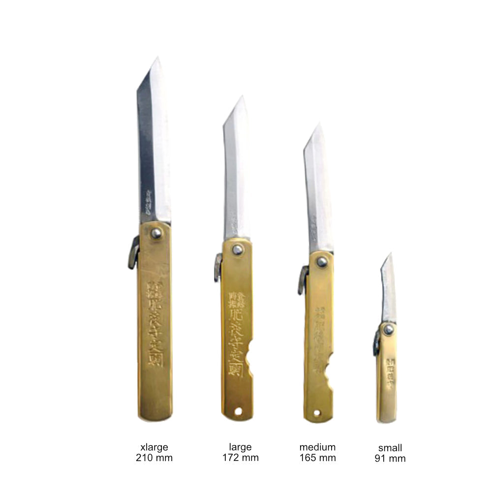 Higonokami Brass Folding Knife-Japan-Best.net-Large-Japan-Best.net