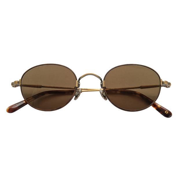 KAME MANNEN -74 Sunglasses Antique Gold-Japan-Best.net