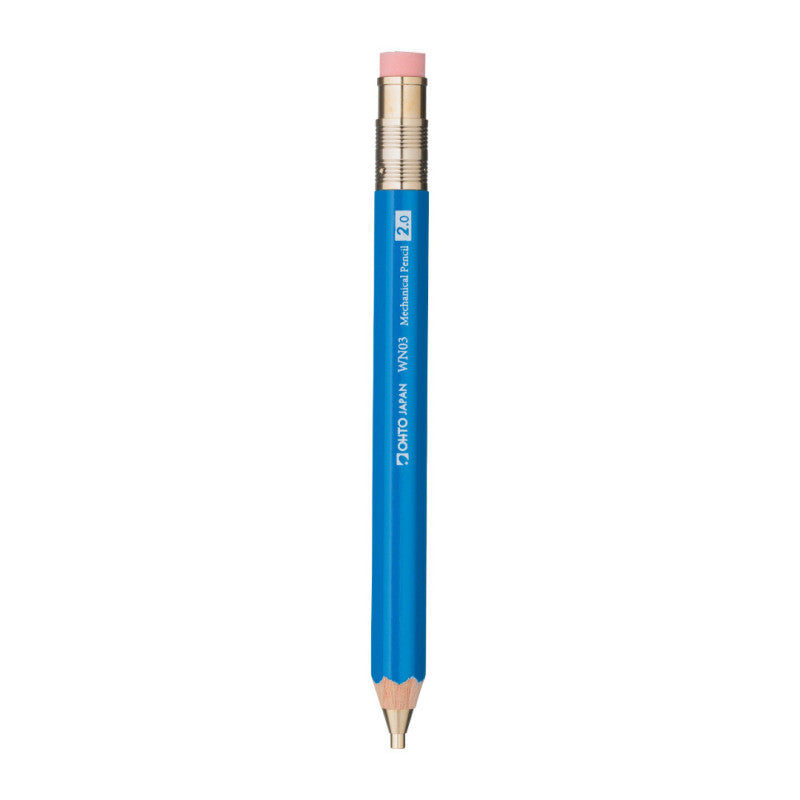 Large Mechanical Pencil 2.0-Japan-Best.net-Blue Pencil-Japan-Best.net