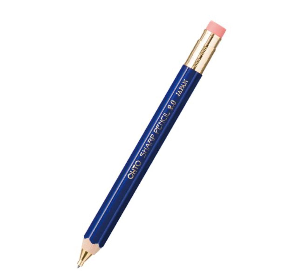 Ohto Mechanical Pencil 2.0-Japan-Best.net-Blue-Japan-Best.net