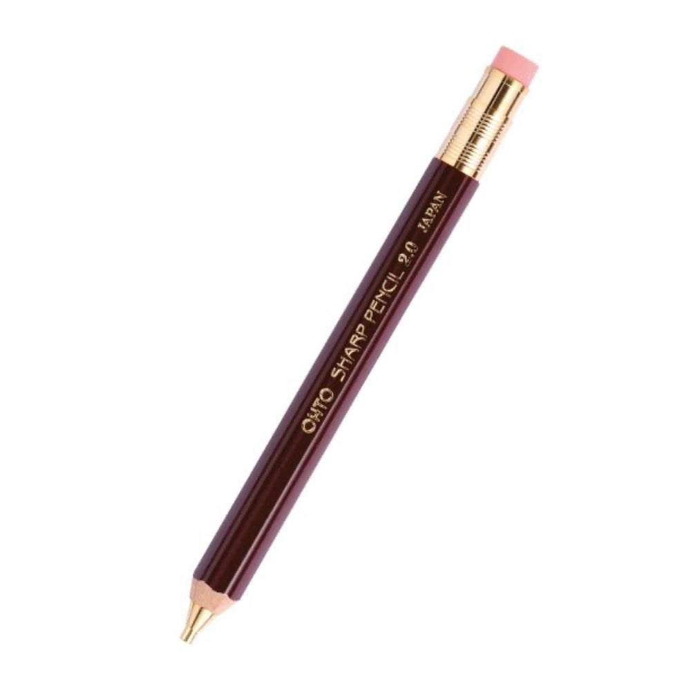 Ohto Mechanical Pencil 2.0-Japan-Best.net-Burgundy-Japan-Best.net