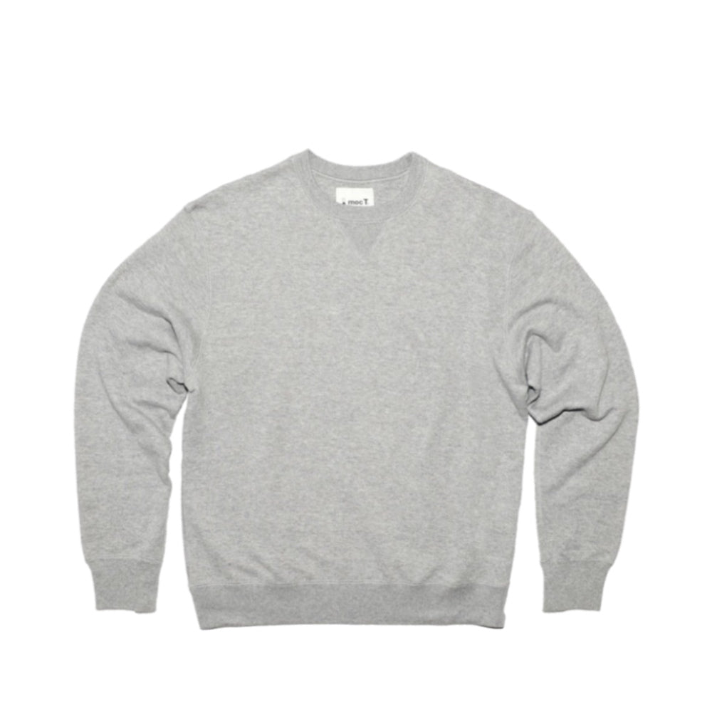 MocT - Loopwheeler Pullover Sweater : Grey, Navy-Japan-Best.net-Medium-Grey-Japan-Best.net