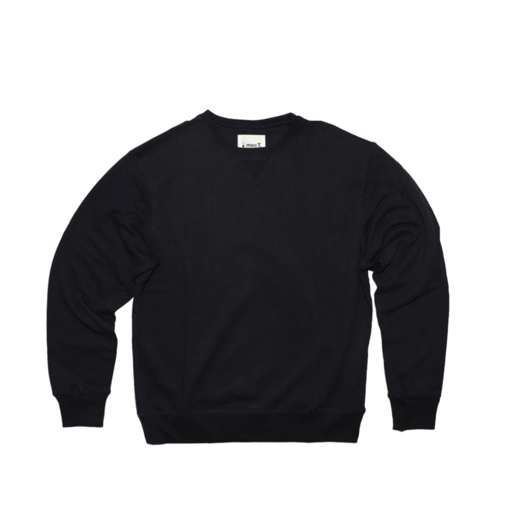 MocT - Loopwheeler Pullover Sweater : Grey, Navy-Japan-Best.net-Medium-Navy-Japan-Best.net