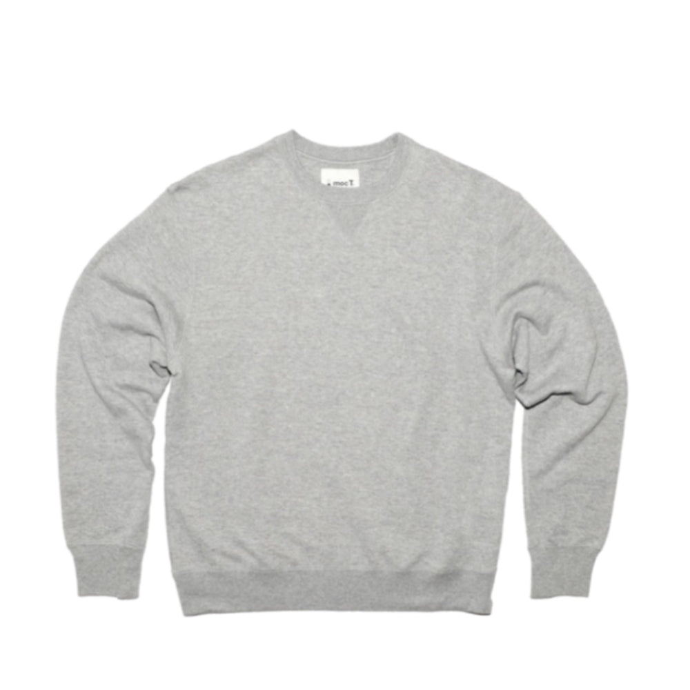 MocT - Loopwheeler Pullover Sweater : Grey, Navy-Japan-Best.net-XLarge-Grey-Japan-Best.net