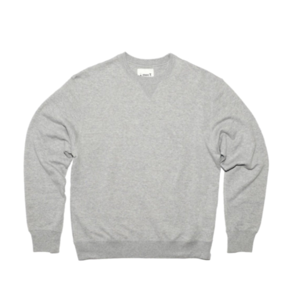 MocT - Loopwheeler Pullover Sweater : Grey, Navy-Japan-Best.net-XXLarge-Grey-Japan-Best.net