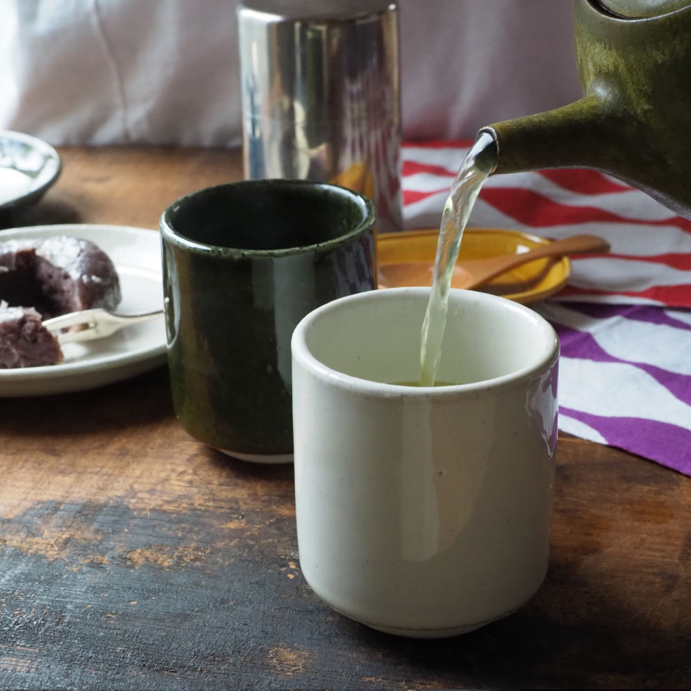 Minoware Tea Cups-www.Japan-Best.net-Setoguro - Black-Japan-Best.net