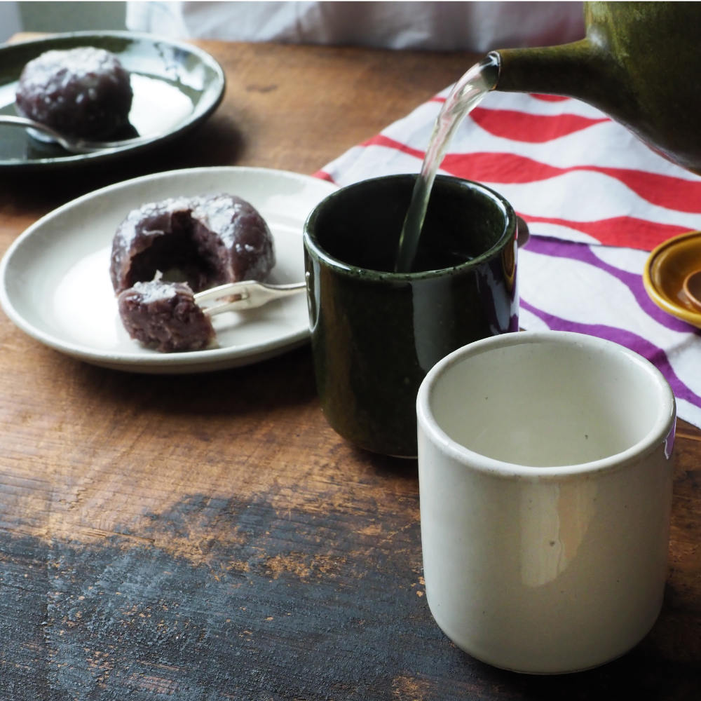 Minoware Tea Cups-www.Japan-Best.net-Setoguro - Black-Japan-Best.net