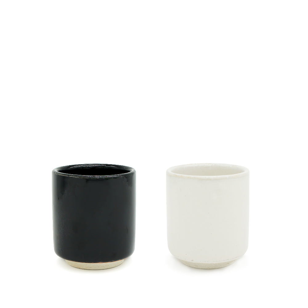 Minoware Tea Cups-www.Japan-Best.net-Setoguro - Black-Japan-Best.net