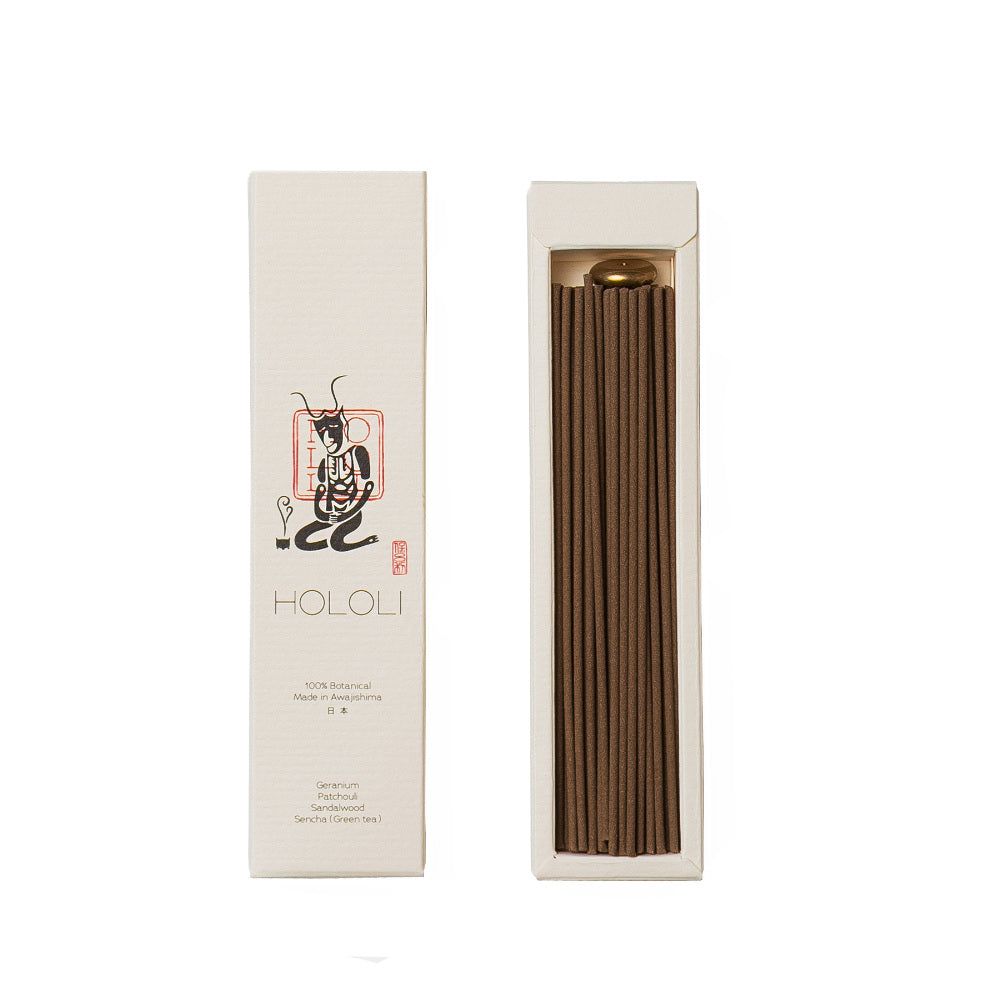 Natural Incense – Geranium, Patcholi, Sandalwood, Green tea