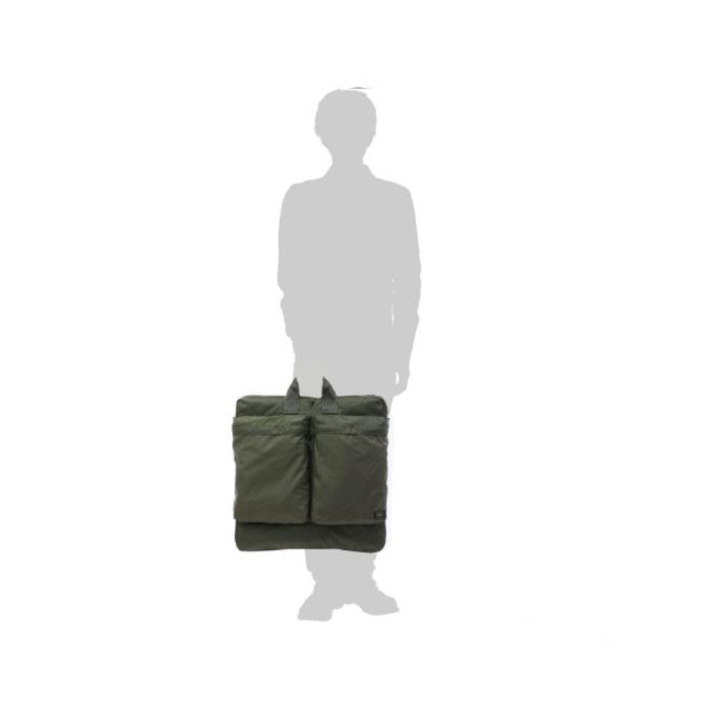 Porter Force - 2Way Helmet Bag : Black, Olive, Navy-Japan-Best.net-Navy-Japan-Best.net