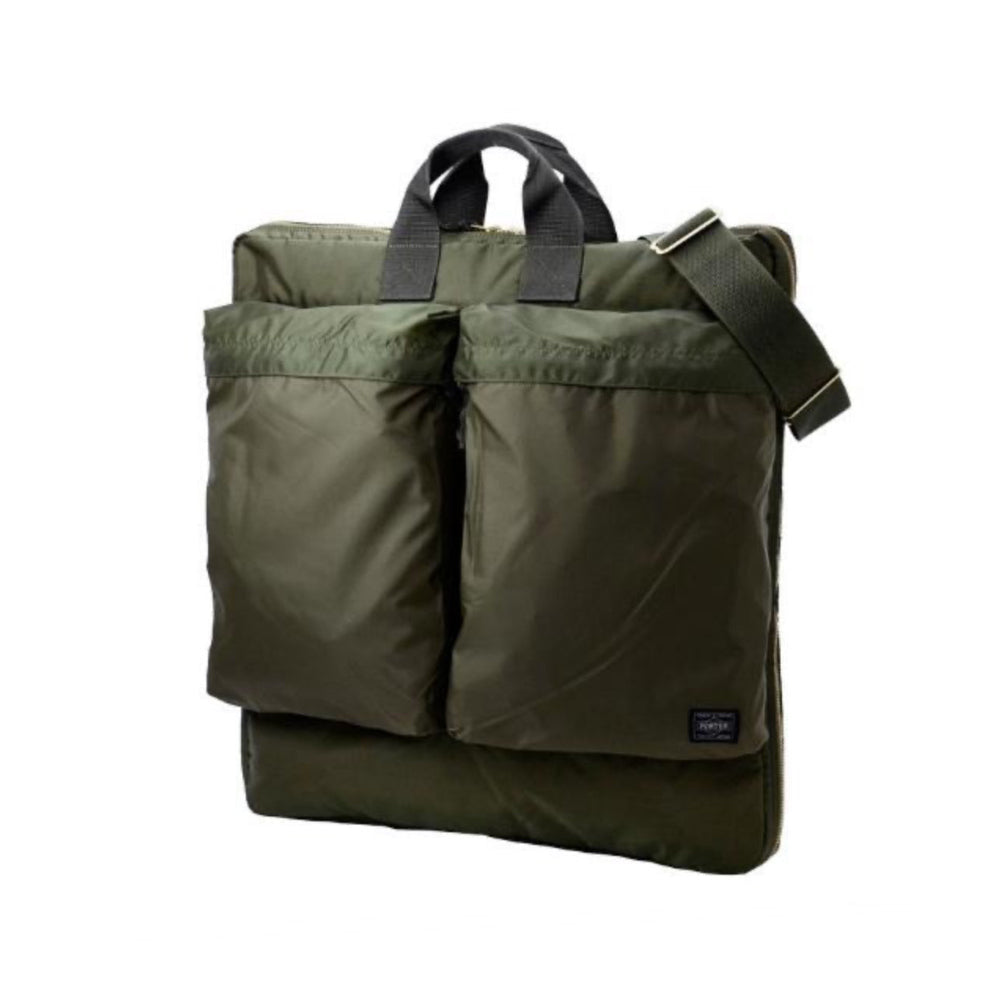 Porter Force - 2Way Helmet Bag : Black, Olive, Navy-Japan-Best.net-Olive-Japan-Best.net