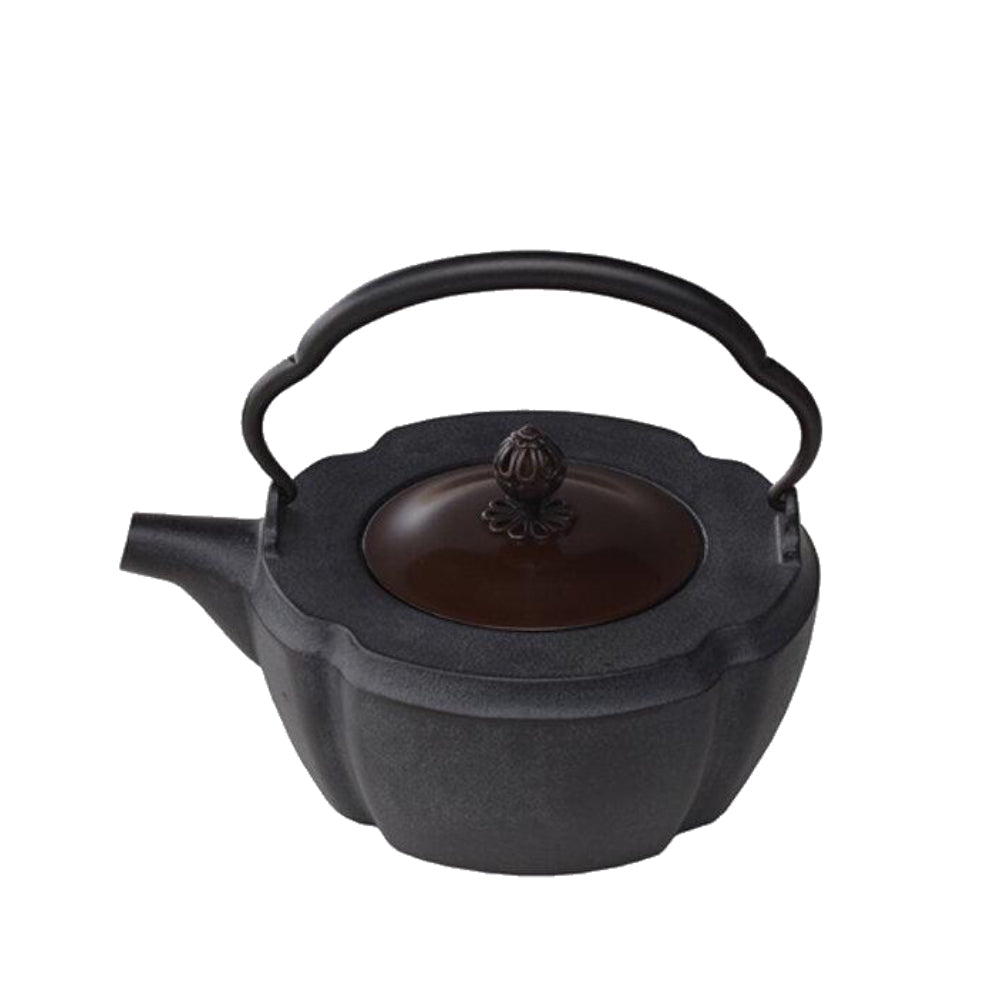 Crest Collection Cast Iron Tea Pots : Pre-order-Chushin Kobo Iron Kettles-Yohomotuko 1.5L-Japan-Best.net