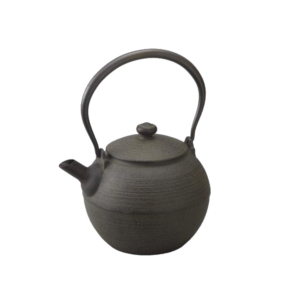 Hikimi Cast Iron Tea Kettle : Pre-order-Chushin Kobo Iron Kettles-1.5L Tea Kettle-Japan-Best.net