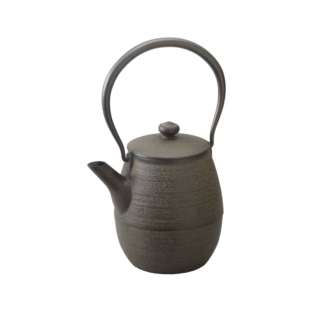 PRE-ORDERS / Iron Tea Kettle Natsume Small 1.0L-Chushin Kobo Iron Kettles-Tea Kettle Only-Japan-Best.net
