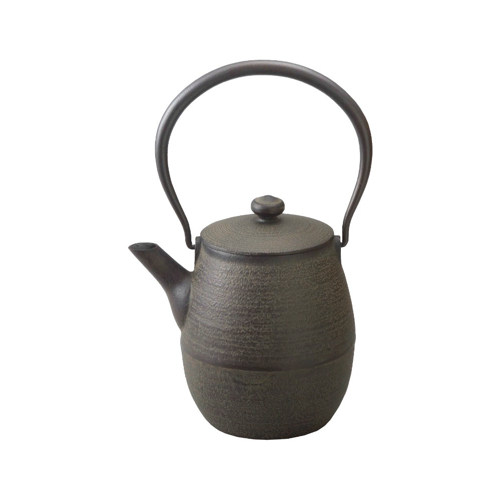 PRE-ORDERS / Iron Tea Kettle Natsume Small 1.0L-Chushin Kobo Iron Kettles-Tea Kettle Only-Japan-Best.net