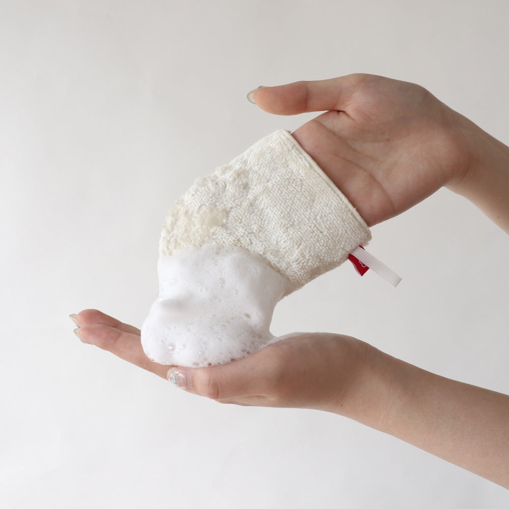 Premium Silk Face Washing Mitten-Japan-Best.net-Japan-Best.net