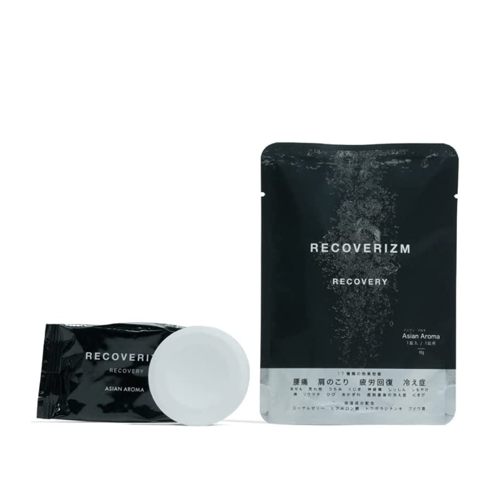 Recoverizm Bath Bombs - Skin Care and Recovery - 1 or 7 baths-Japan-Best.net-RECOVERY Asian Aroma-1 bath-Japan-Best.net