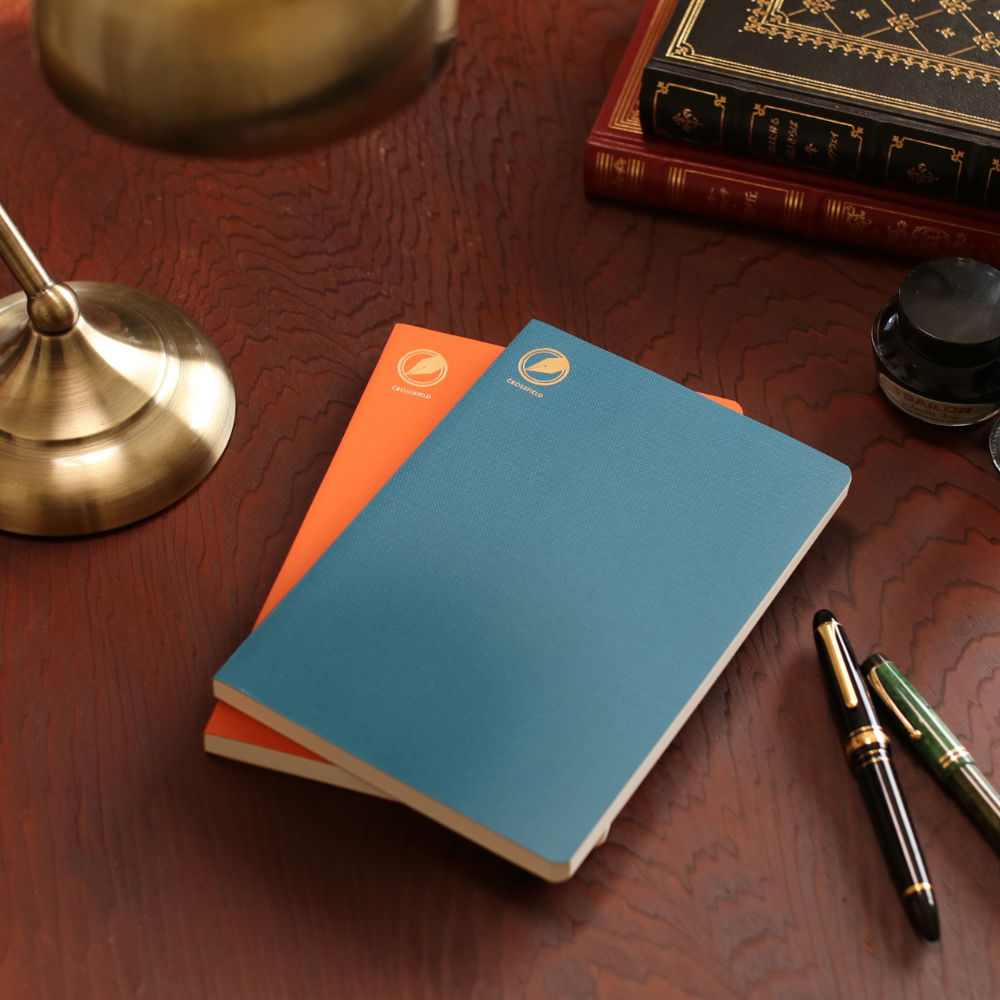 Seven Seas Crossfield - Fountain Pen Notebook-Japan-Best.net-Orange-Japan-Best.net