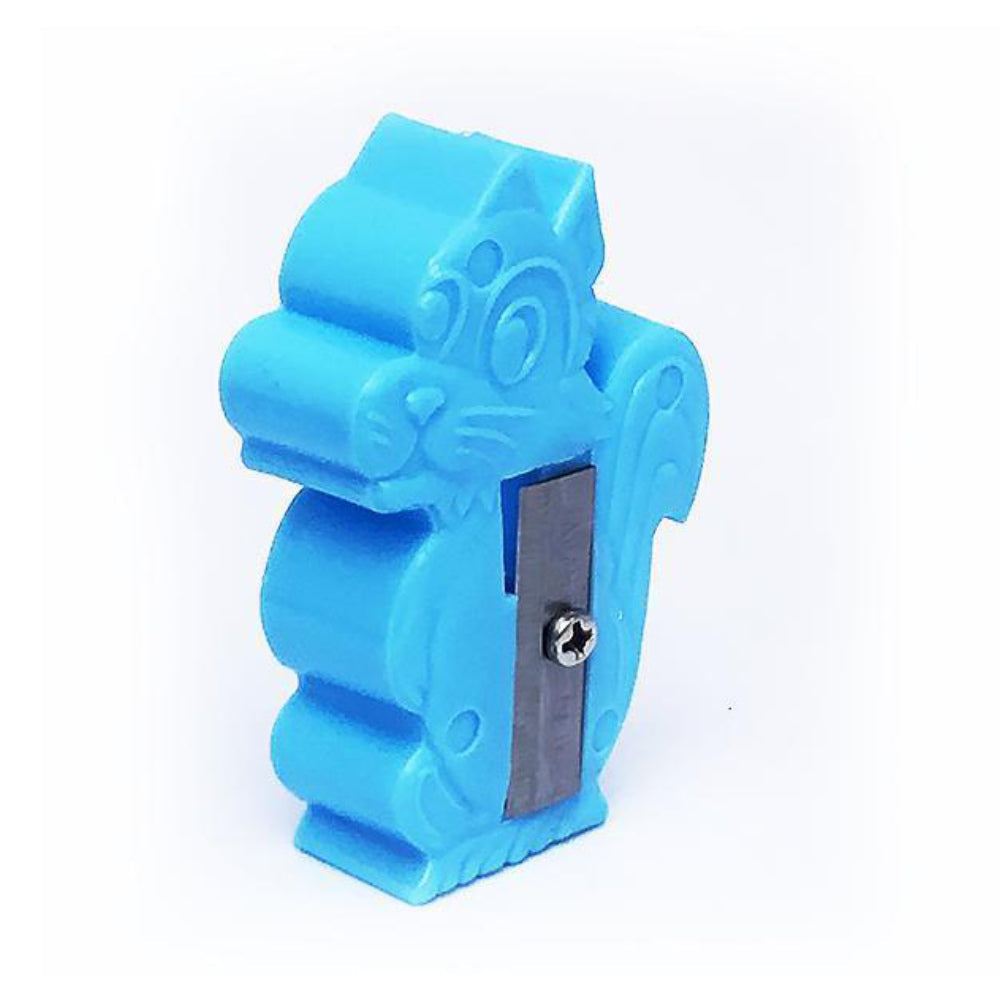 Showa Colours Animal Pencil Sharpener-Japan-Best.net-Elephant-Blue-Japan-Best.net