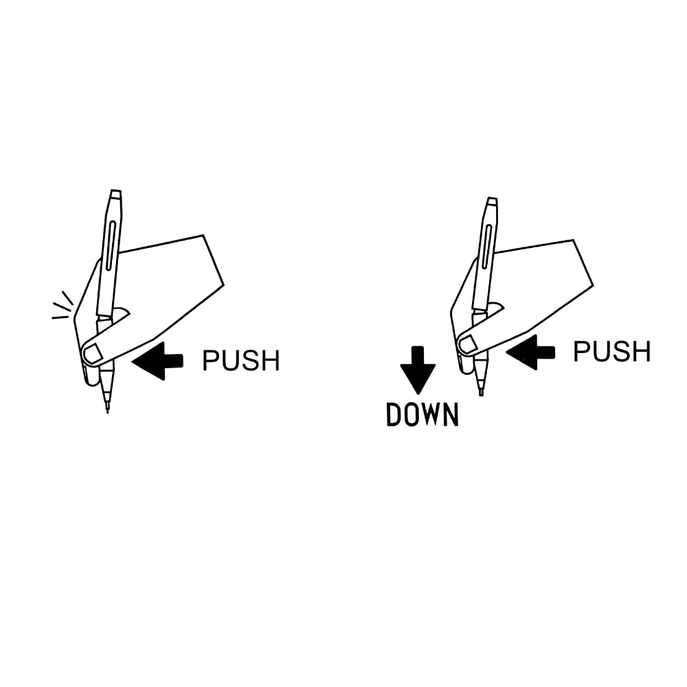 Side Knock Pen & Mechanical Pencil-Japan-Best.net-Ballpoint Pen-Japan-Best.net