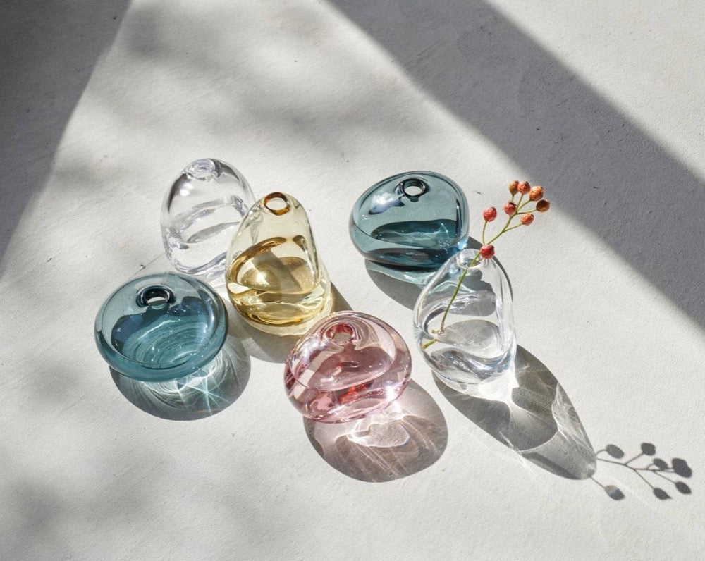 SUGAHARA Mini Vase Disk-Japan-Best.net-Clear-Japan-Best.net