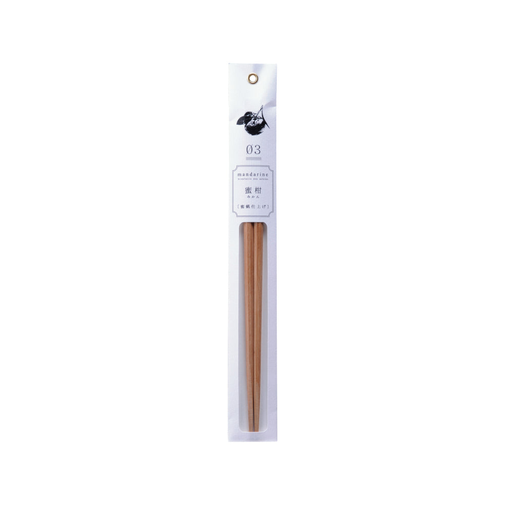 Tetoca Fruit Tree Wood Chopsticks-Japan-Best.net-Mandarine Hashi-Japan-Best.net