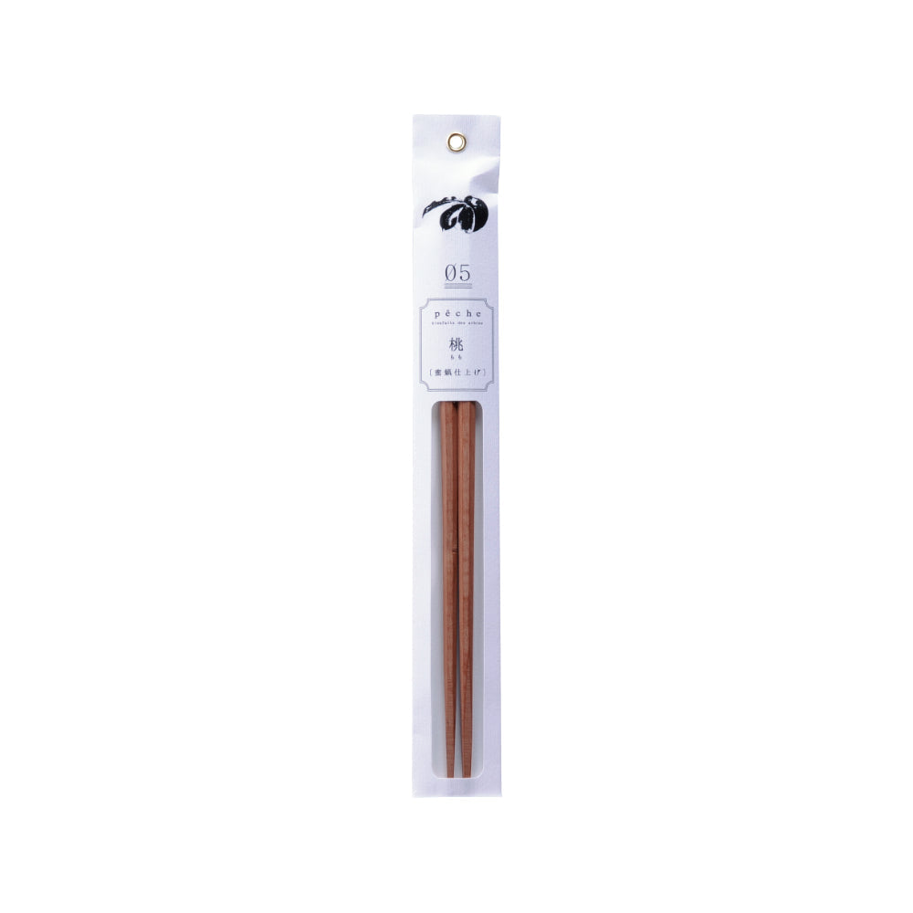 Tetoca Fruit Tree Wood Chopsticks-Japan-Best.net-Peach Hashi-Japan-Best.net