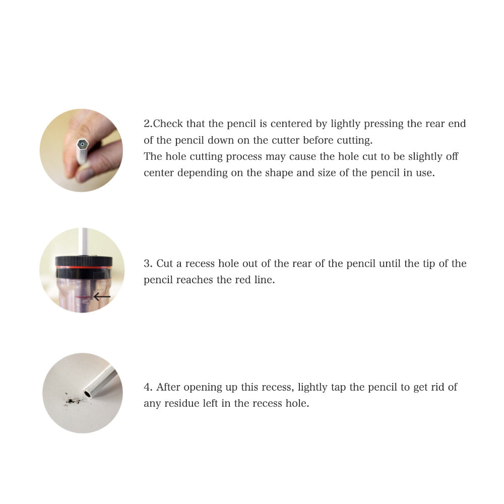 NAKAJIMA JUKYUDO Tsunago Pencil Sharpener Clear-Japan-Best.net-Japan-Best.net