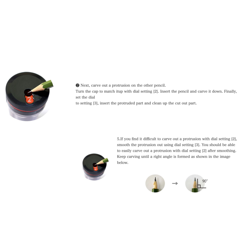 NAKAJIMA JUKYUDO Tsunago Pencil Sharpener Clear-Japan-Best.net-Japan-Best.net