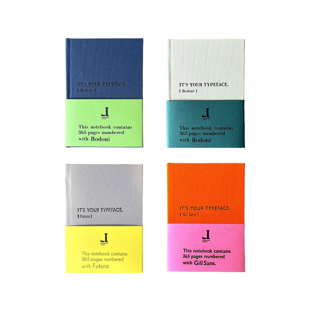 Typeface Notebooks-www.Japan-Best.net-Blue-Japan-Best.net