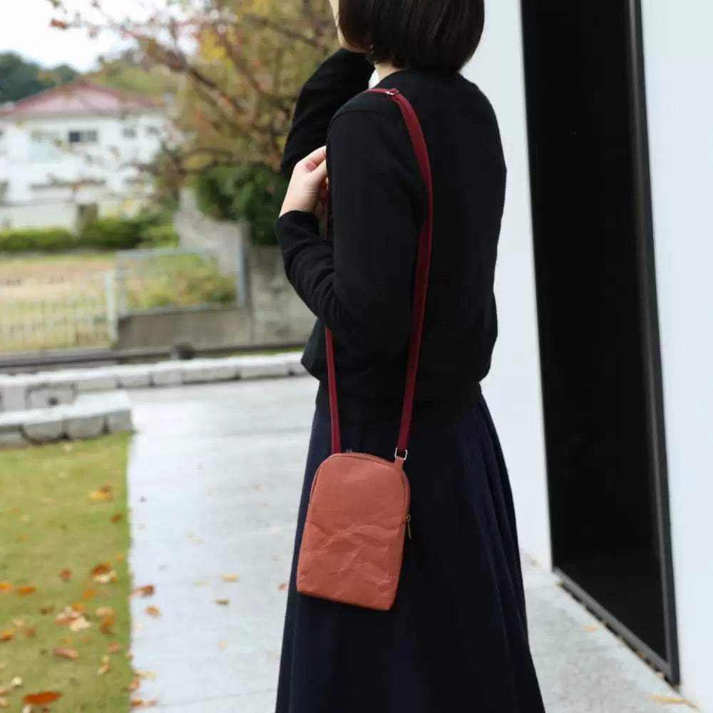 Washi Phone Bag-www.Japan-Best.net-Brown Washi-Japan-Best.net