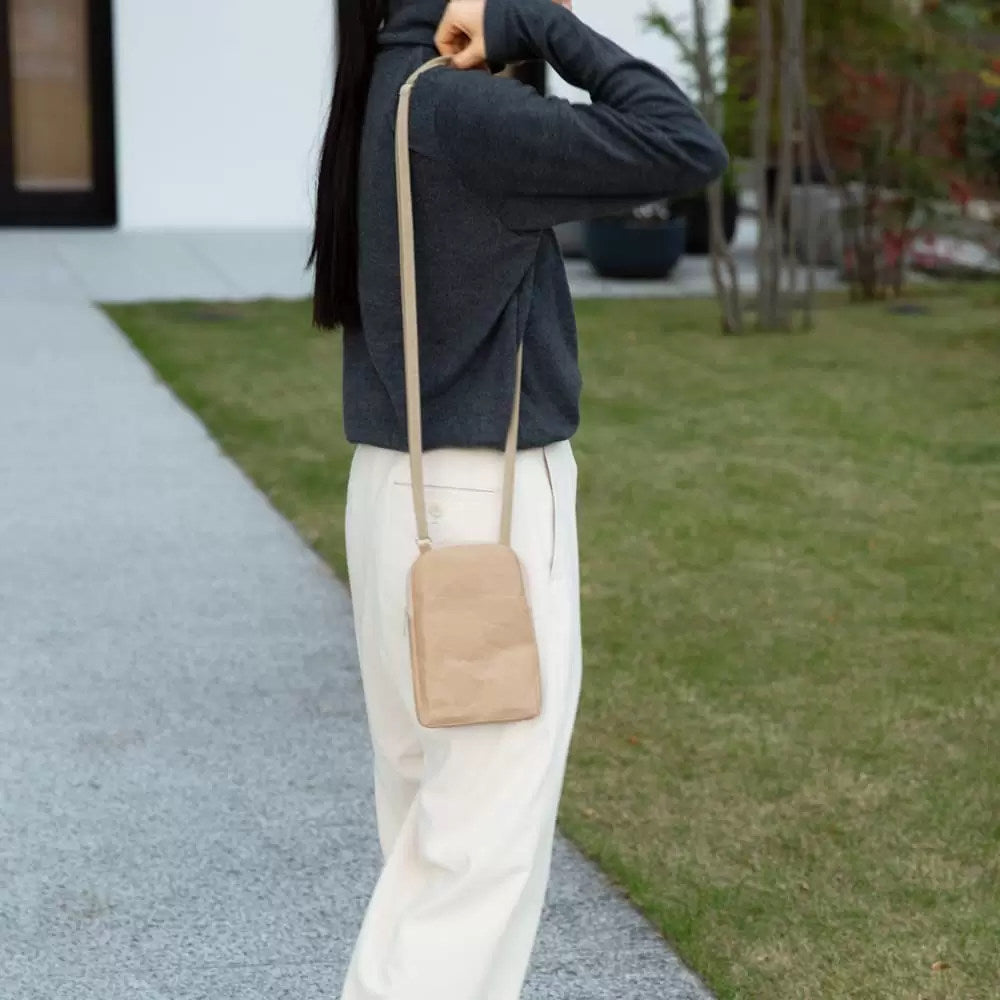 Washi Phone Bag-www.Japan-Best.net-Brown Washi-Japan-Best.net