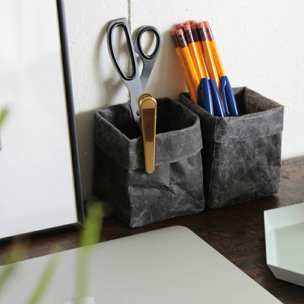 Washi Storage Box - Small-Japan-Best.net-Black Washi-9 x 9 cm-Japan-Best.net