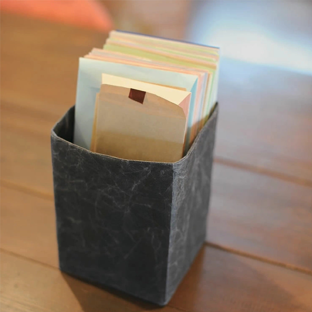 Washi Storage Box - Small-Japan-Best.net-Black Washi-9 x 9 cm-Japan-Best.net