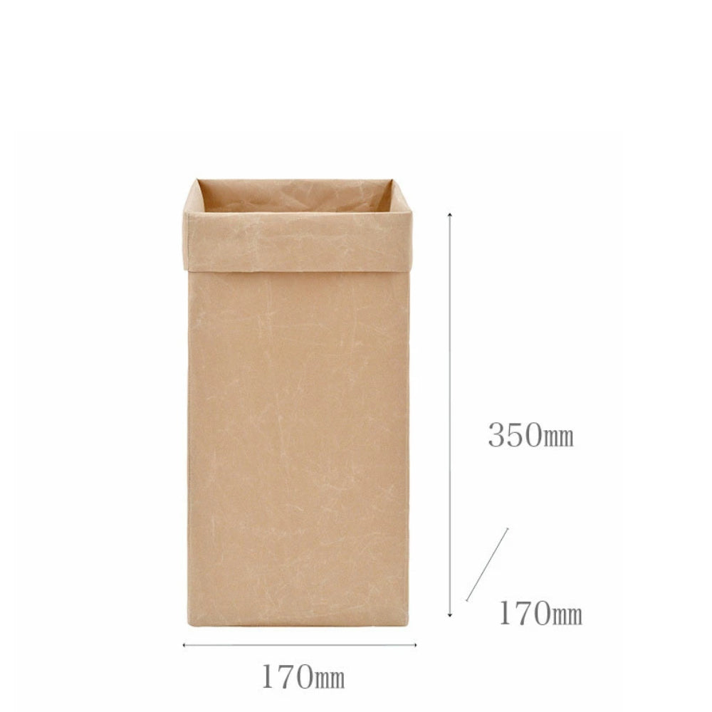 Washi Storage Box - Tall-Japan-Best.net-Brown Washi-Small-Japan-Best.net