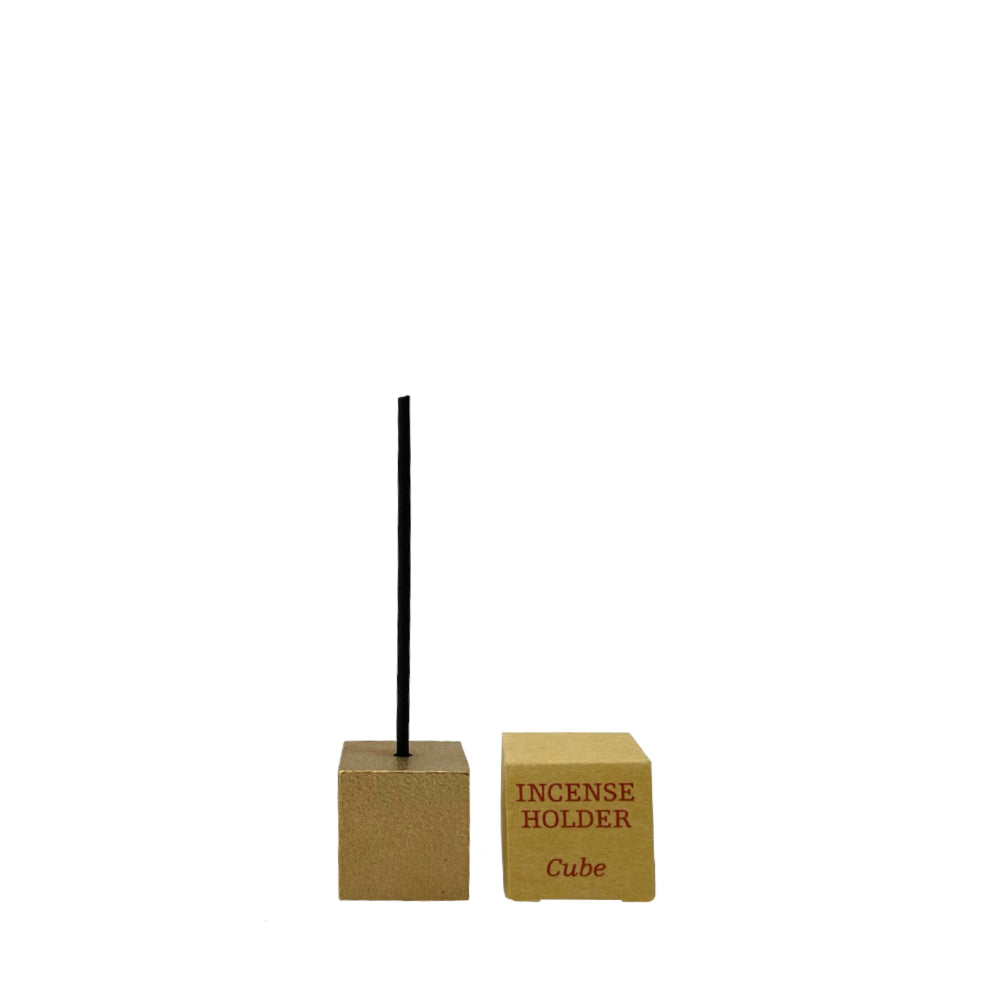 Brass Cube Incense Holder-Japan-Best.net-Gold-Japan-Best.net