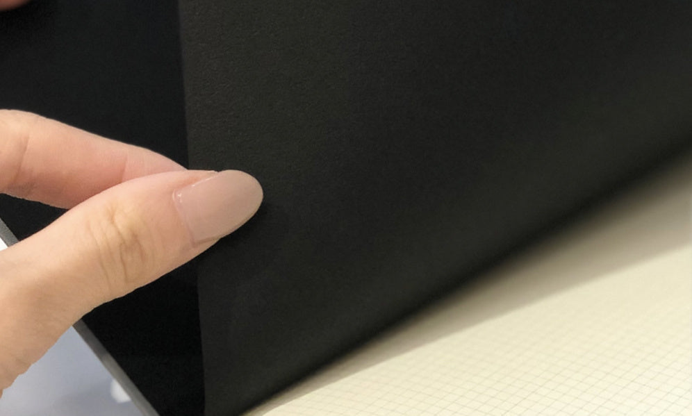 Pocket Foolscap Find Smart Notebook-Kunisawa Stationery-Black-Japan-Best.net