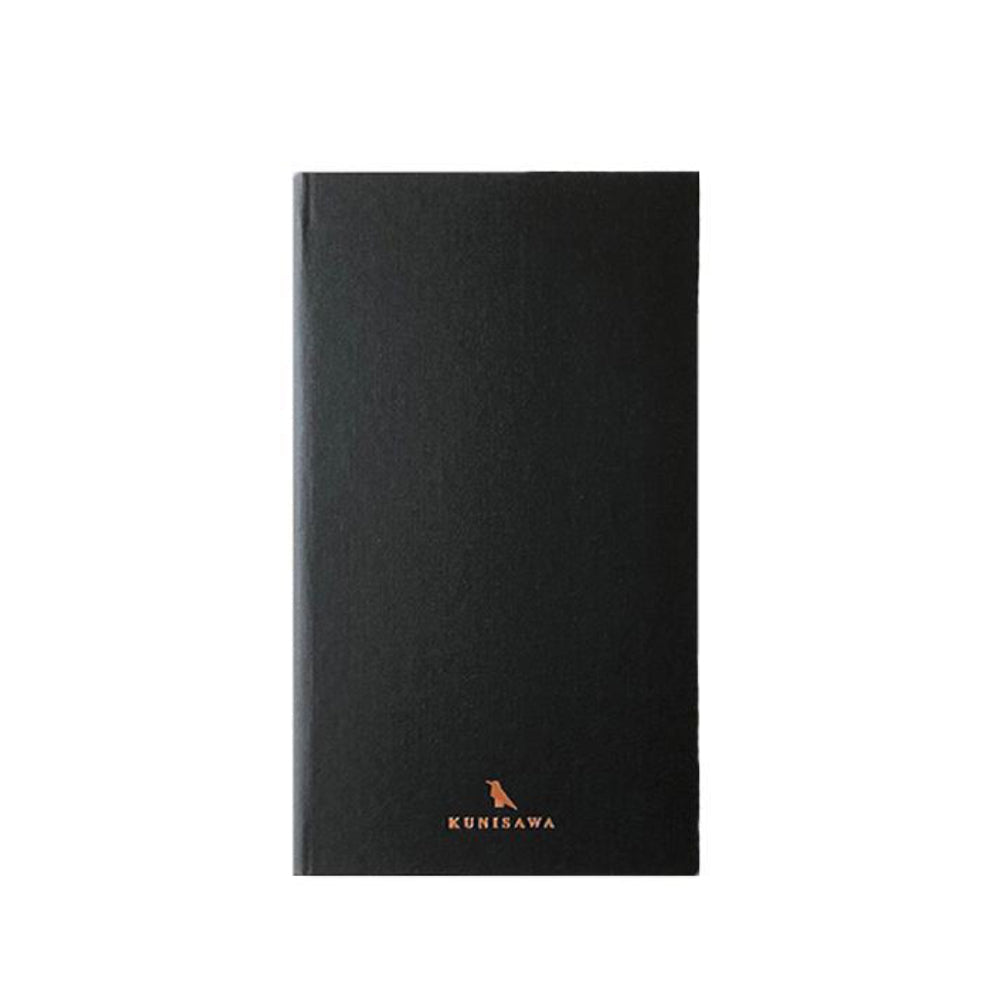 Pocket Foolscap Find Smart Notebook-Kunisawa Stationery-Black-Japan-Best.net