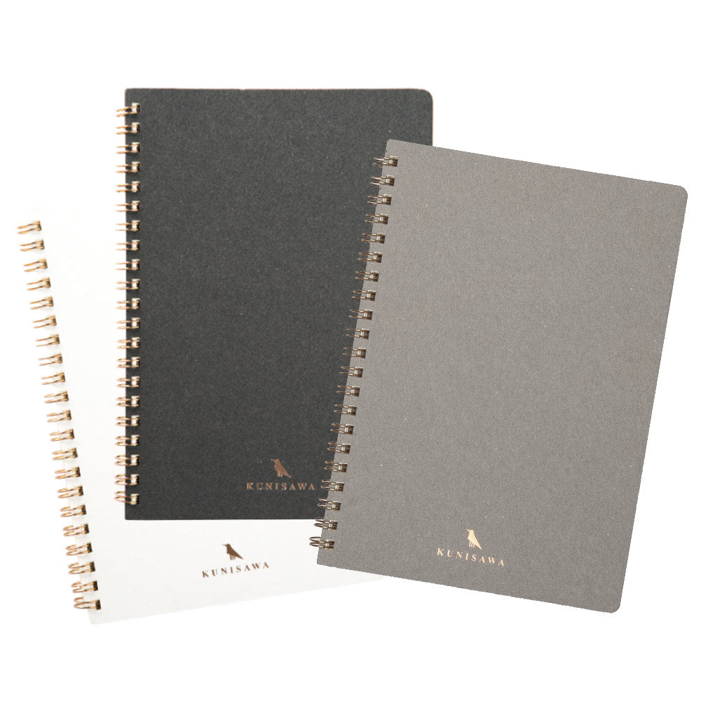 Premium Find Ring Notebook-Kunisawa Stationery-White-Japan-Best.net