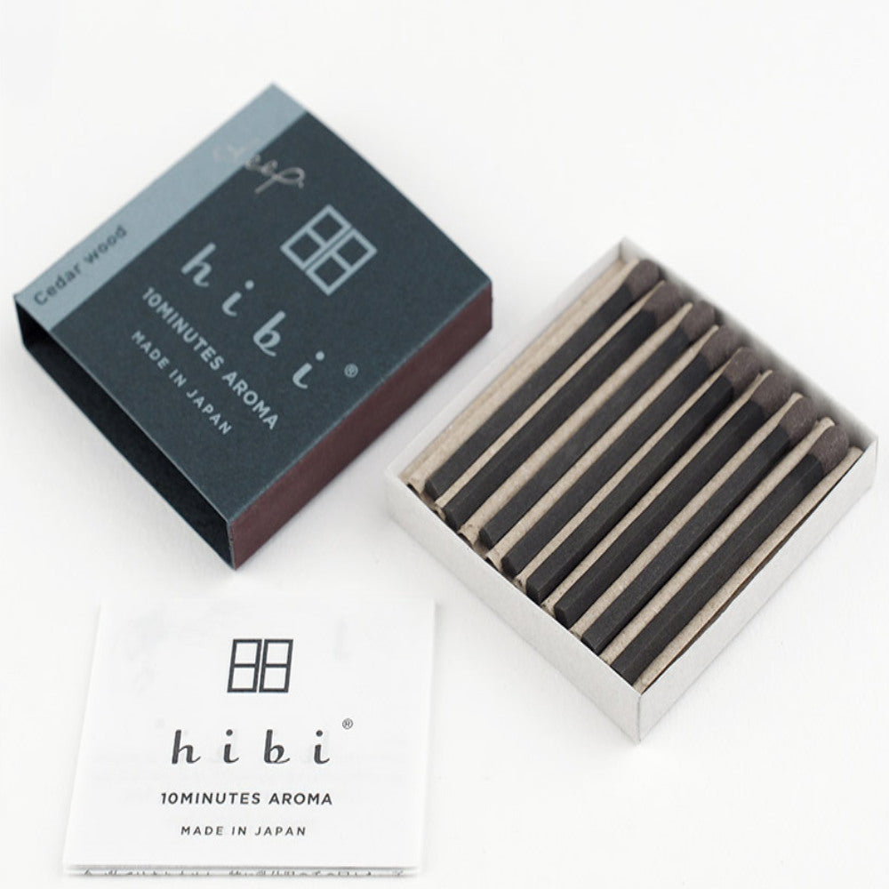 10 minutes Aroma Match & Incense Box "DEEP"-Japan-Best.net-Cedar Wood-Japan-Best.net