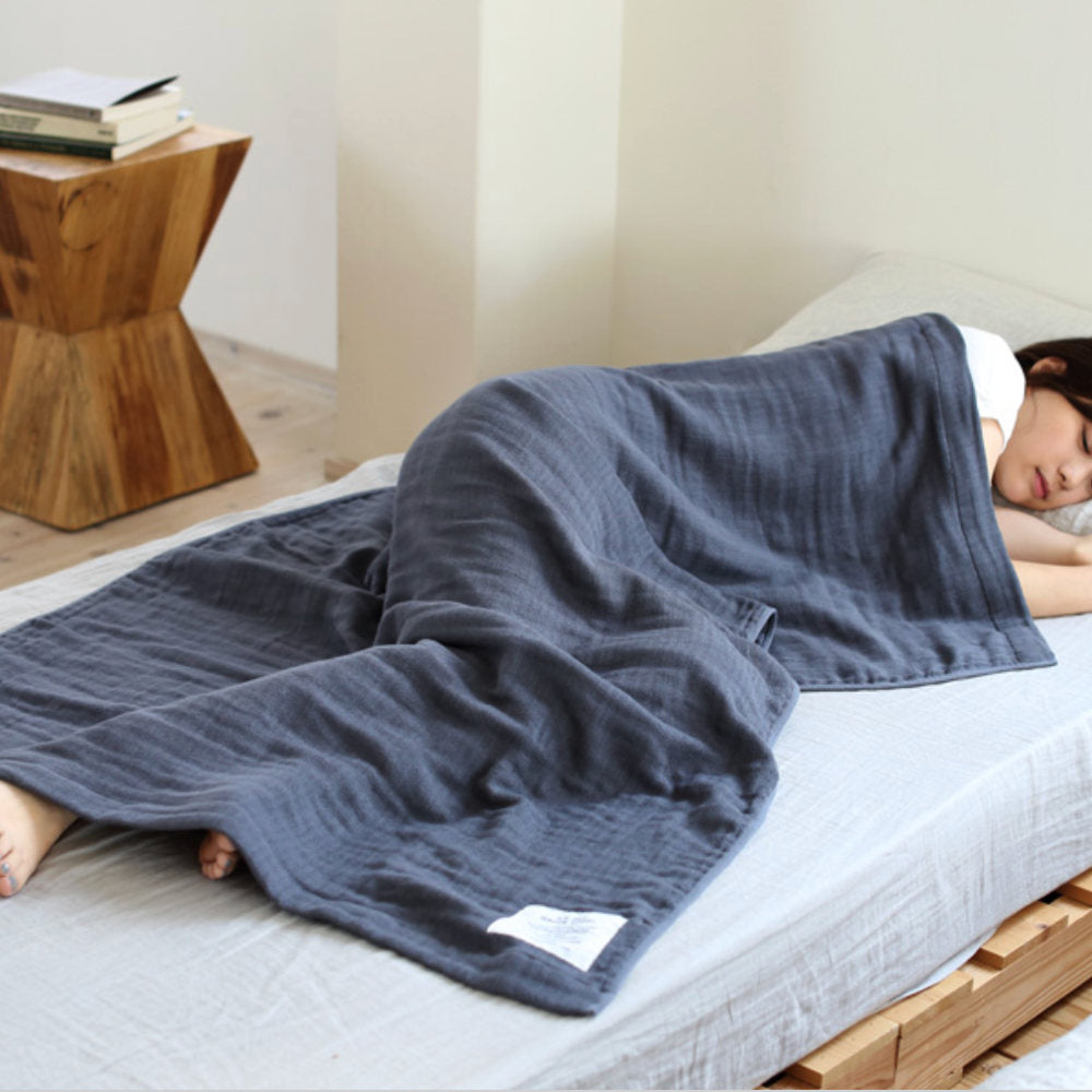 2.5-Ply Organic Gauze Bath Towel-Japan-Best.net-White-Japan-Best.net