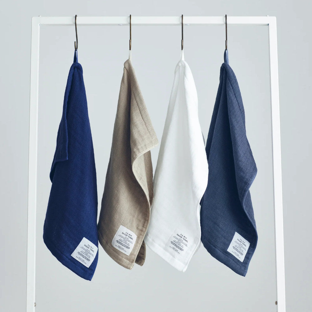 2.5-Ply Organic Hand Towel-Japan-Best.net-White-Japan-Best.net