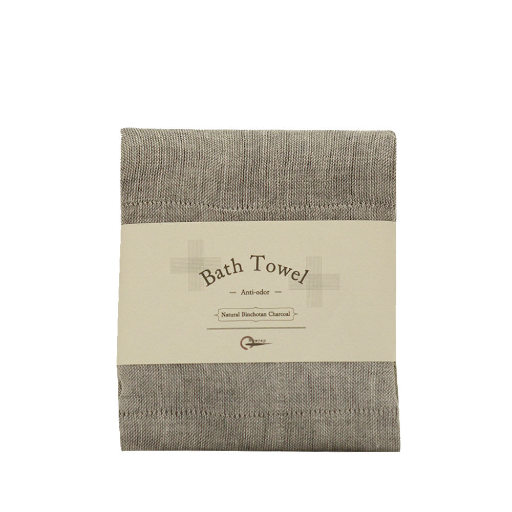Charcoal-Infused Bath Towel-Japan-Best.net-Charcoal Infused-Japan-Best.net